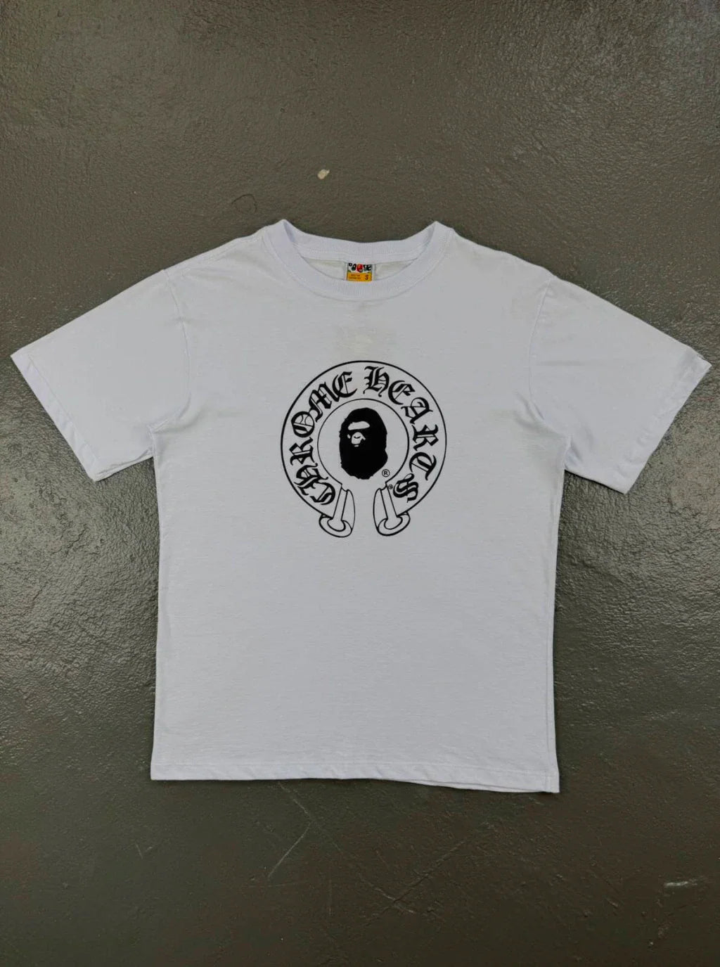 CAMISETA CHROME HEARTS X BAPE