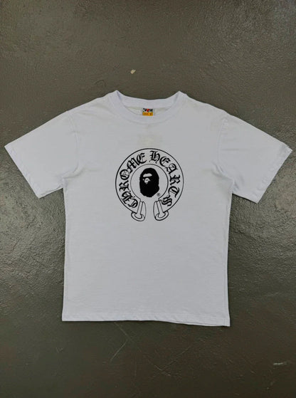 CAMISETA CHROME HEARTS X BAPE