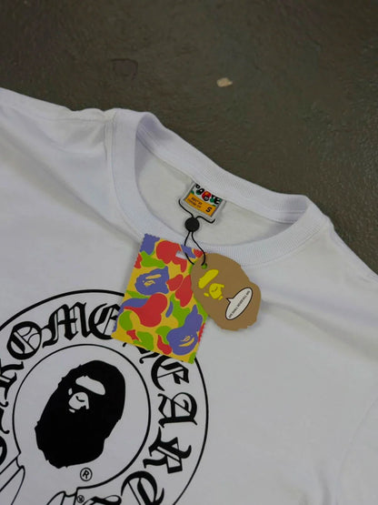 CAMISETA CHROME HEARTS X BAPE