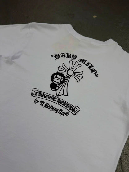 CAMISETA CHROME HEARTS X BAPE