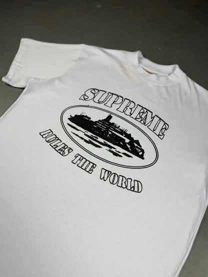 CAMISETA SUPREME RULES THE WORLD