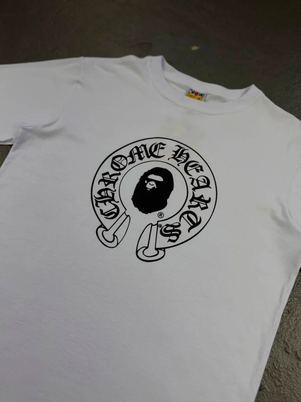 CAMISETA CHROME HEARTS X BAPE