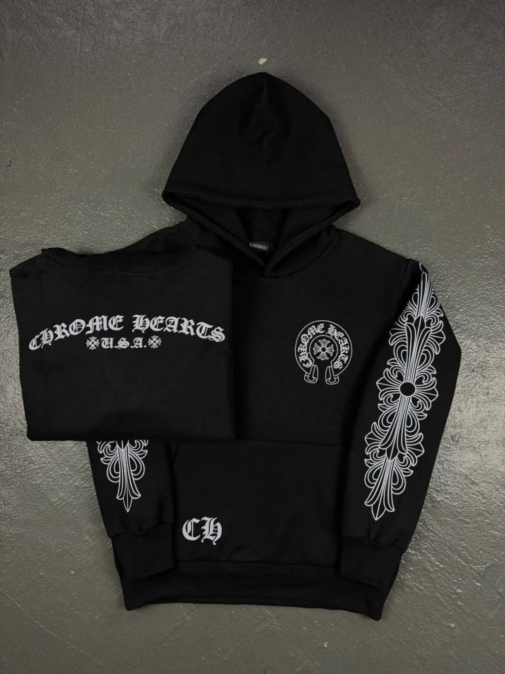CASACO MOLETOM CHROME HEARTS